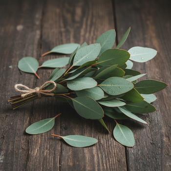 Eucalyptus leaves ready for a quick pour