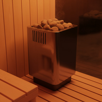 Compact sauna stove suitable for small rooms