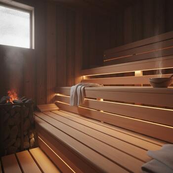 Lower bench area with soft heat