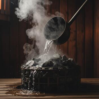 Oversized ladle causing splash