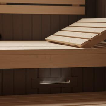 Benches drying with a small vent crack