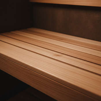 Bench gap detail for quick drying